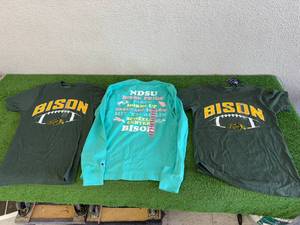 3 New Size S NDSU Bison Ladies Shirts