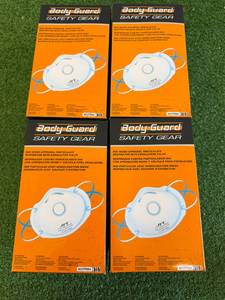 40 Body Guard Safety Gear N95 Respirators - 4 Boxes of 10 Each