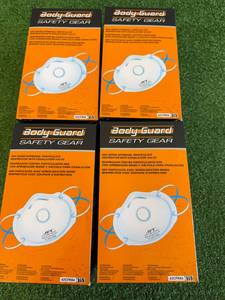 40 Body Guard Safety Gear N95 Respirators - 4 Boxes of 10 Each