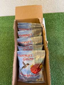 6 Bags Hummers Galore Hummingbird Nectar