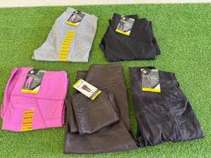 5 Pairs New Womens Leggings Size Medium
