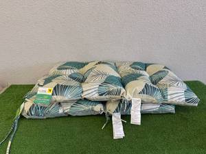 2 New Outdoor Chair Cushions 20 x 42