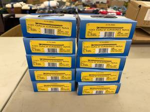 10 1# Boxes 3 10D Galvanized Casing Nails