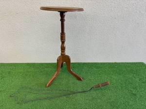 Plant Stand & Vintage Rug Beater