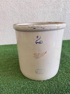 2 Gallon Redwing Crock