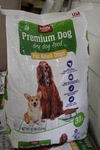 30lb Bag of Premium Dog Food For Ad...