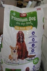 30lb Bag of Premium Dog Food For Ad...