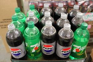 Variety of 1 Liter Sodas 15 bottles...
