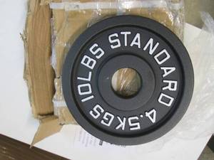 Set of 4 10 Pound weights...