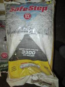 3 20 Pound bags of ice melt...