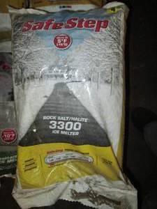 3 20 Pound bags of ice melt...