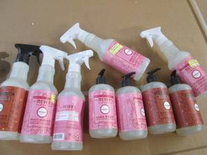 9 Mrs Meyers clean day cleaners...