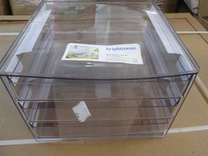 Clear acrylic 3 drawer organizer...
