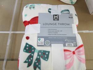 Plush lounge throw...