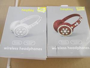 2 Bluetooth enabled wireless headph...