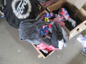 Box of brand new clothes, most have...