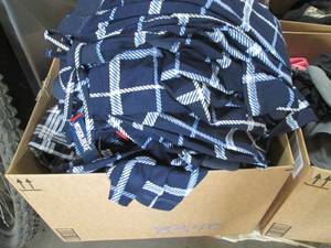 Box of brand new clothes, most have...