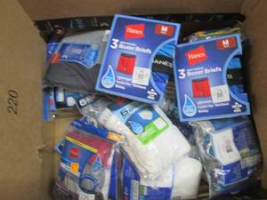 Box of boys briefs and teeshirts...