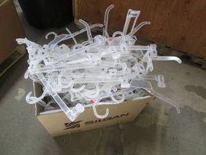 Box of clothing hangers...