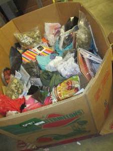 Pallet of decor, seasonal, games an...
