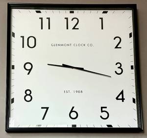 Glenmont Clock Co. LARGE Wall 40 x 40 Clock