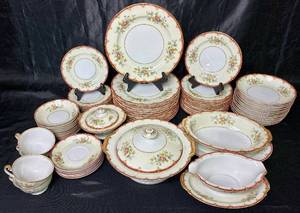Vintage Floral China Set from Reading Japan Pattern REA1 circa 1940
