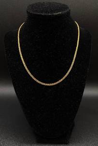 Italian 14K Gold 16 Necklace - Marked 14K Italy 585