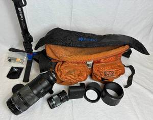Olympus Lenses and Benro Monopod Bundle