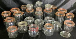 Large Le Parfait Super Glass Preserving Jars Bundle
