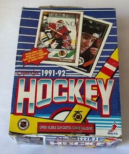 1991-92 O-Pee-Chee Hockey 36 Pack Box