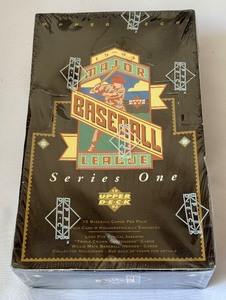 1993 Upper Deck Baseball Series One Factory Sealed 36 Pack Card Box - Mint Derek Jeter RCs