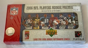 2006 NFL Players Rookie Premier Upper Deck Factory Sealed Card Box