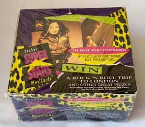 Pro Set Super Stars MusiCards Factor Sealed Box