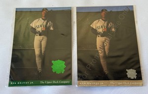 Ken Griffey Jr. Promotional Use 2 Card 1994 Upper Deck All-Star Oversized Baseball Cards