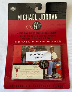 Michael Jordan MVP 23 Michaels View Points Basketball Card Set - In Package