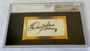 Walter Koenig 11 Autograph - Star Trek Actor w. JSA and Beckett COA - 2015 Leaf Super Cut Signature Edition Card