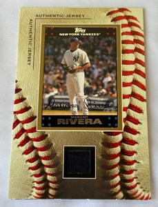 Mariano Rivera Authentic Jersey Baseball Card