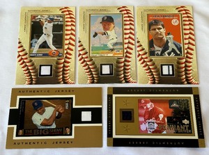 Sammy Sosa, Randy Johnson, Roger Clemens, Jose Canseco, Roberto Alomar 5-Card Auheitic Jersey Baseball Card Set