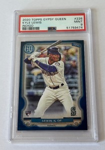 Kyle Lewis RC PSA 9 Mint 2020 Topps Gypsy Queen #226 Indigo Rookie Baseball Card