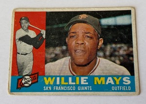 Willie Mays 1960 Topps #200 Vintage Baseball Card