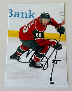 Matt Dumba Autographed Minnesota Wild Hovkey Photo