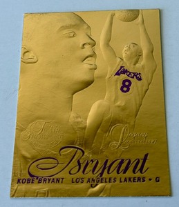 Kobe Bryant 23kt Gold Limited Edition 1997Flair Showcace Legacy Basketball Card