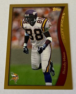 Randy Moss RC 1998 Topps #352 Rookie Minnesota Vikings Football Card