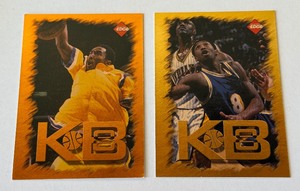 Kobe Bryant 2-Card Lot 1998 Collectors Edge #3 and #4 Basketball Cards