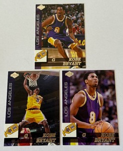 Kobe Bryant 3-Card 1999 Edge Basketball Lot