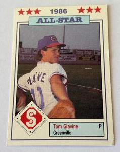 Tom Glavine XRC Minor Leage Card 1986 Southern League All-Star #23 Baseball Card