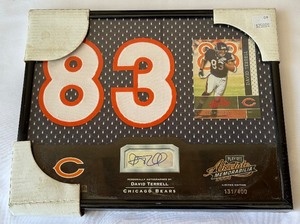 David Terrell Autograph 400 2000 Playoff Absolute Memorabilia Football
