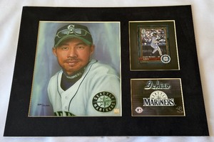 Ichiro Suzuki Limited Edition 50,000 Matted Baseball Photo