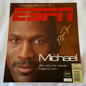 Michael Jordan ESPN The Magazine Cover Upper Deck Autentic Collectible Numbered Limited Edition