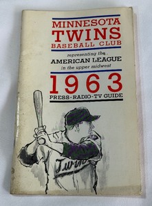 1963 Minnesota Twins Baseball Vintage Press Guide